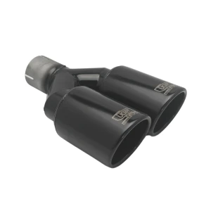 Końcówka podwójna czarna Ø90 200mm NBL2-90RS*