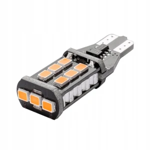Żarówka LED Canbus W16W 15SMD 2835 Pomarańczowa