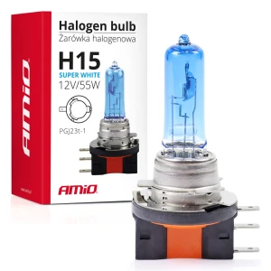 Żarówka halogenowa Amio H15 Super White