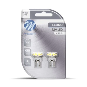 Żarówki LED M-Tech W5W 8xSMD3528 białe